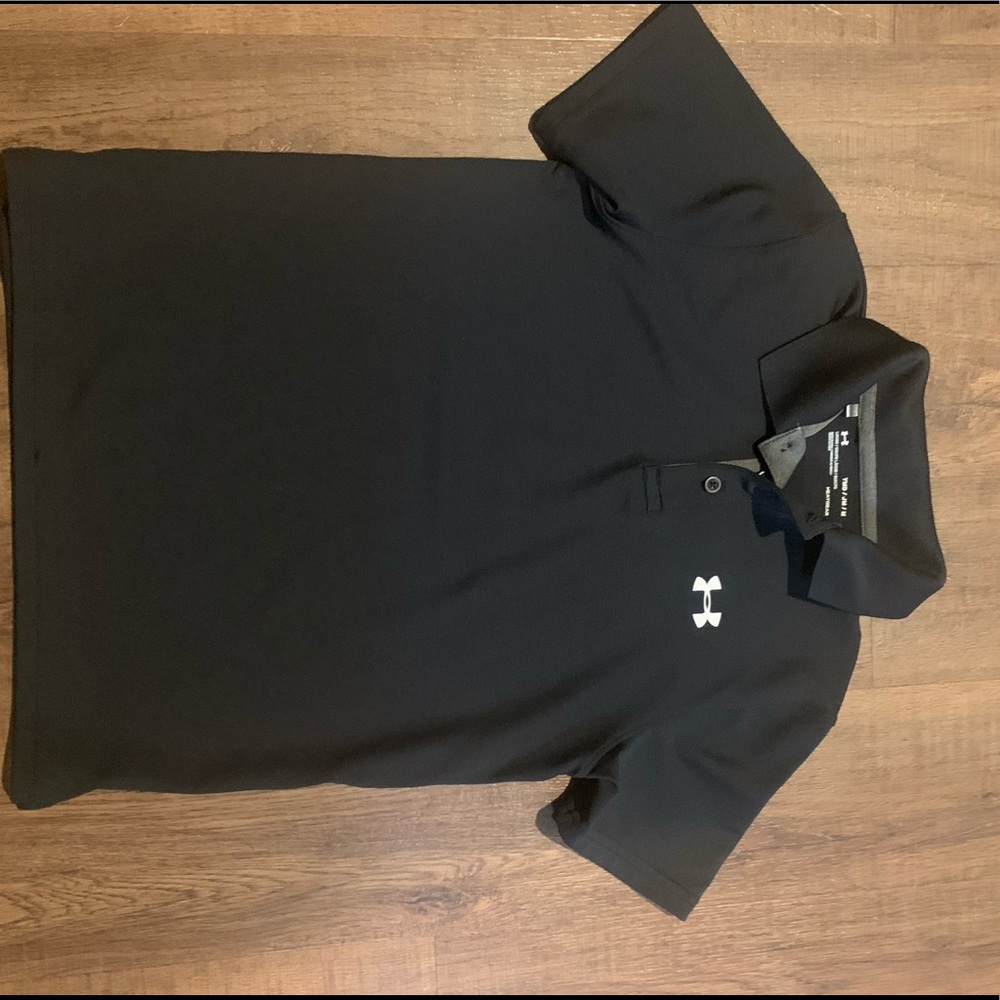 Under Armour polo.